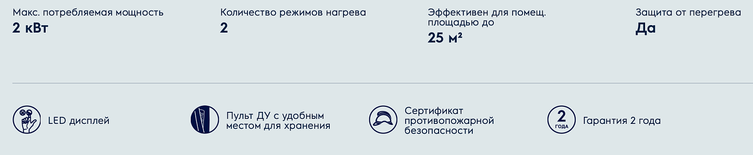 Тепловентилятор настенный Electrolux EFH/W - 7020 Тепловентилятор настенный Electrolux EFH/W - 7020